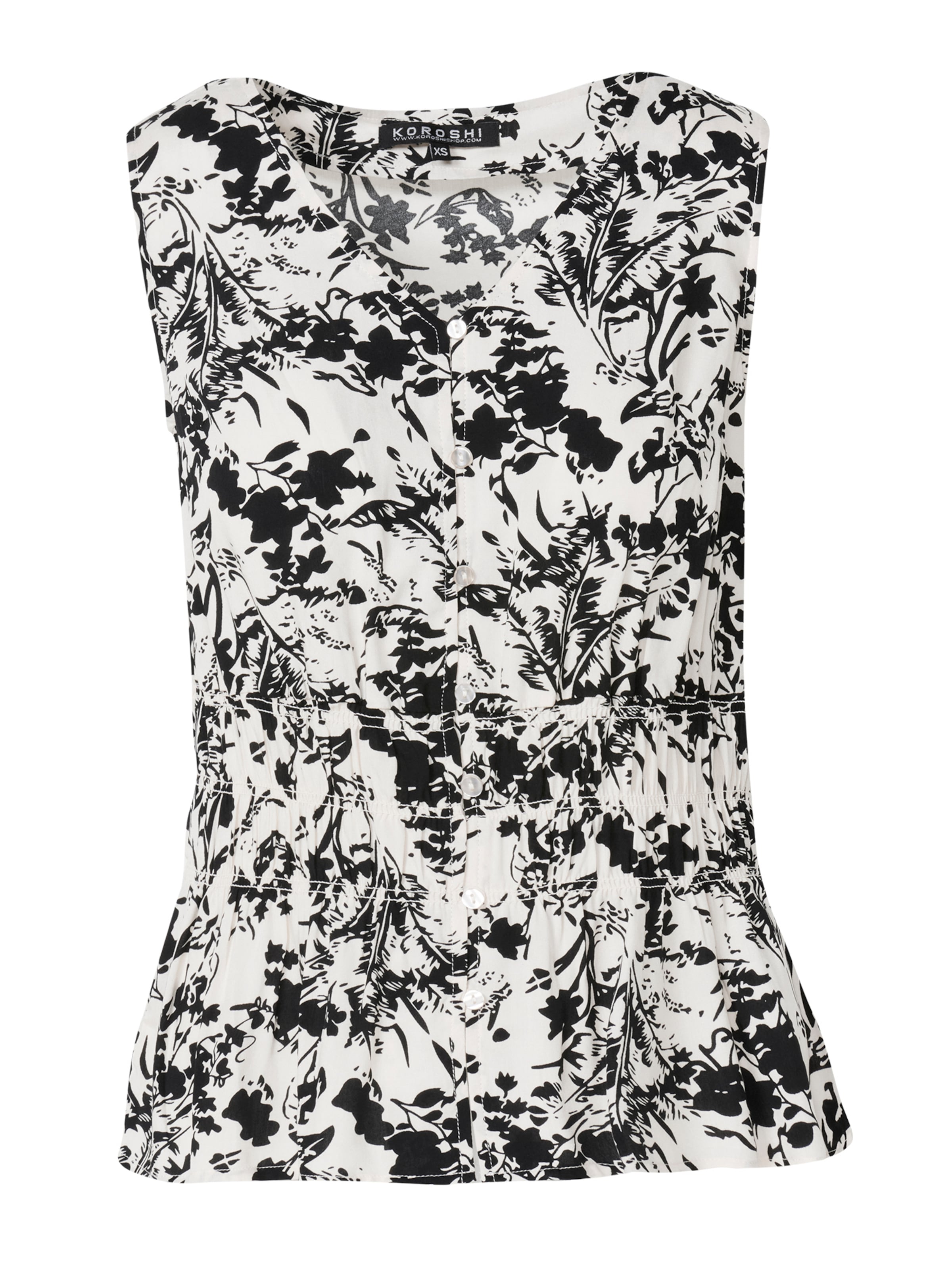 KOROSHI Топ в бяло: отпред
