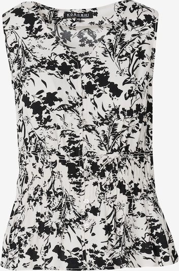 KOROSHI Top u crna / bijela, Pregled proizvoda