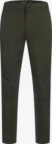 Regular Pantalon chino 'Pasmia' INDICODE JEANS en vert : devant