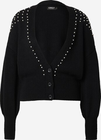 Cardigan 'ELIF' ONLY en noir : devant