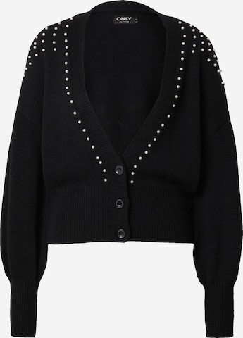 ONLY Knit Cardigan 'ELIF' in Black: front
