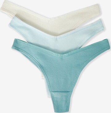 ETAM Thong 'John' in Beige: front