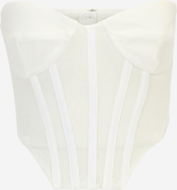 Bardot Top 'LITHIUM' in White: front
