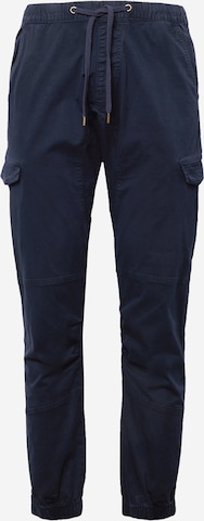 Effilé Pantalon cargo 'Levy' INDICODE JEANS en bleu : devant