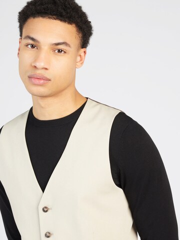 SELECTED HOMME Gilet 'LIAM' in Beige