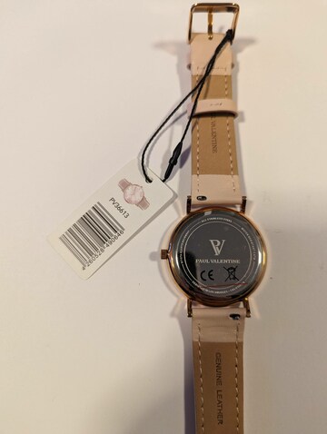 PAUL VALENTINE Analog Watch in Pink