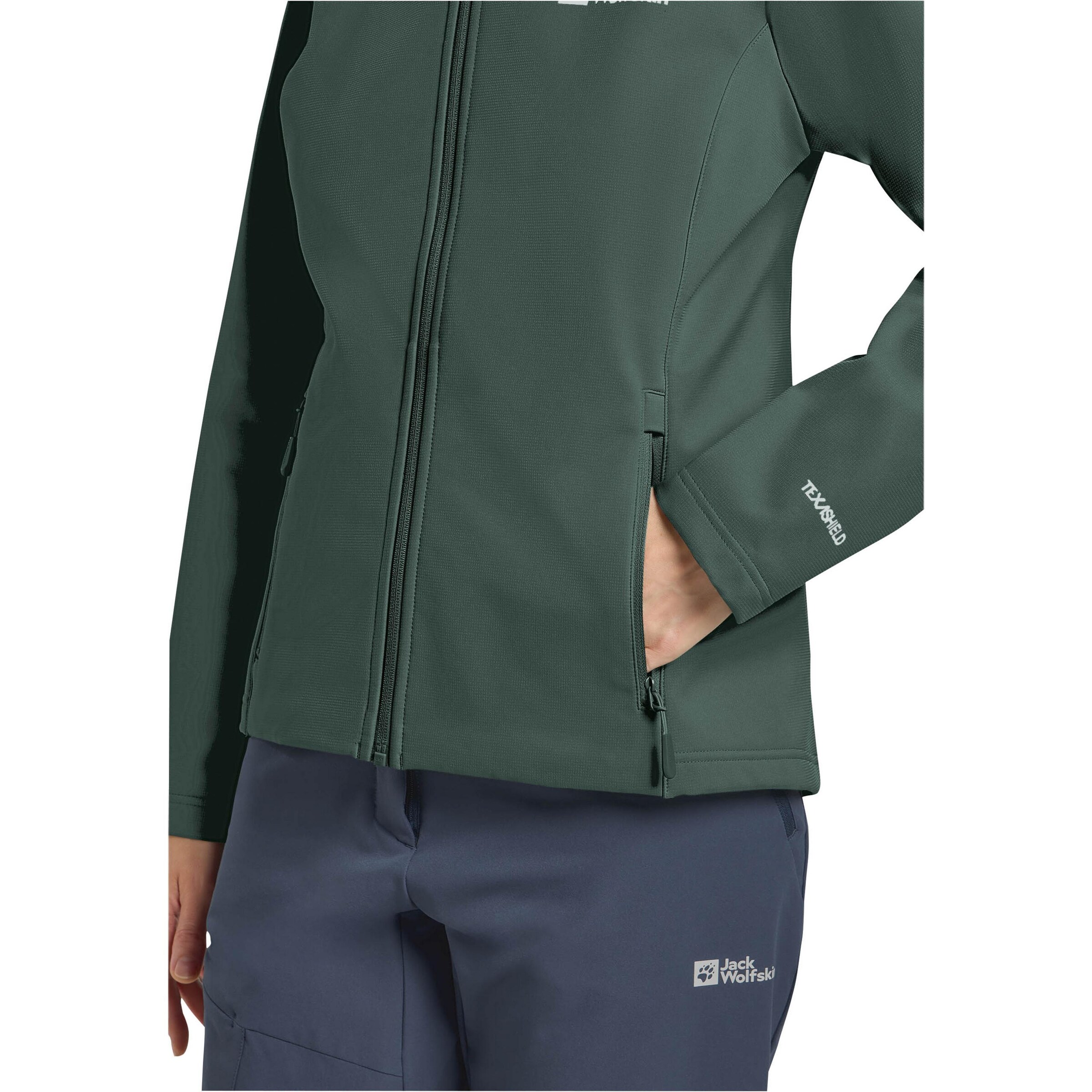 JACK WOLFSKIN Outdoor Jacket 'Bornberg' in Green