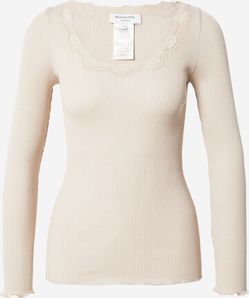 rosemunde Shirt in Beige: voorkant