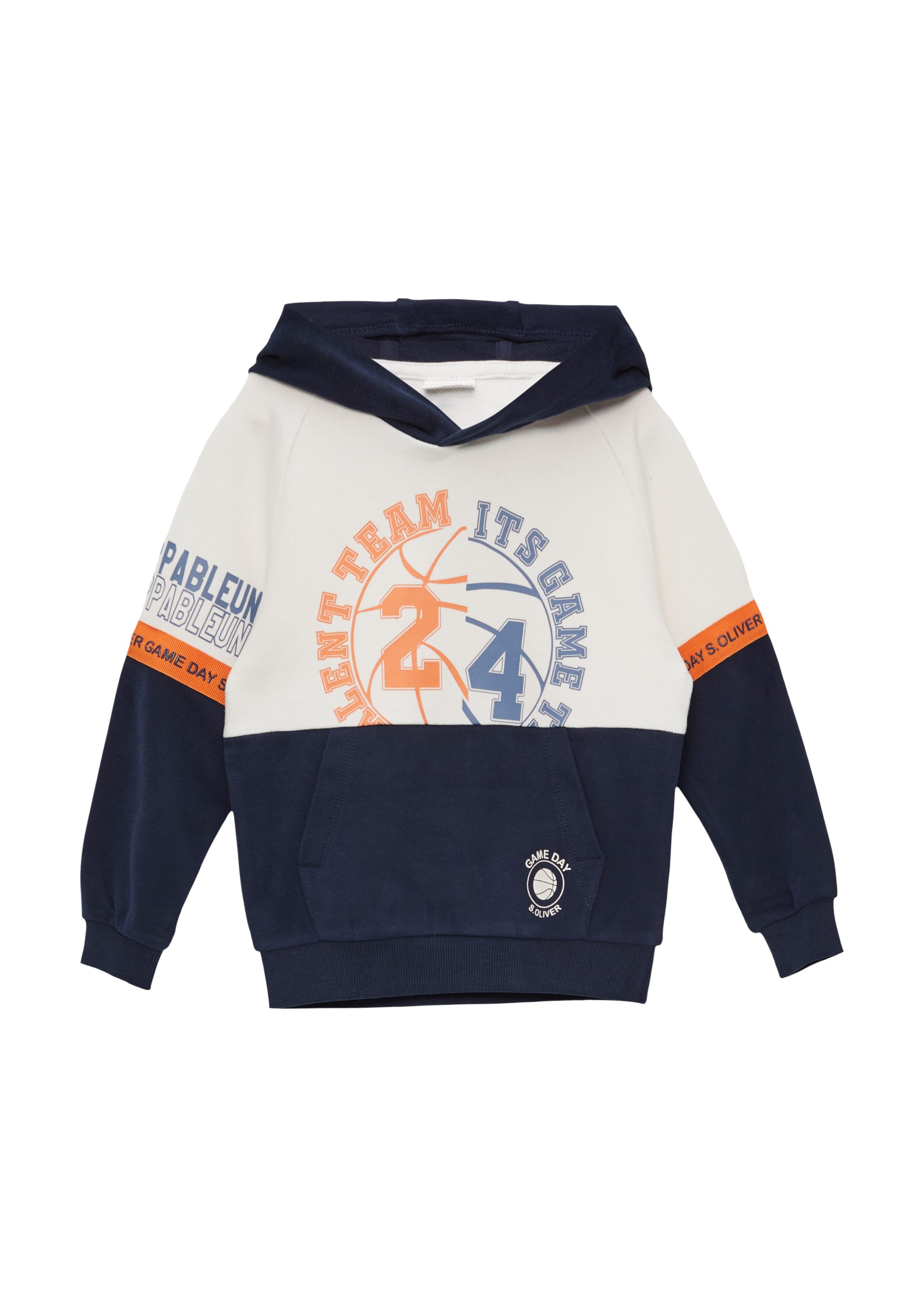 s.Oliver Sweatshirt in Blauw: voorkant