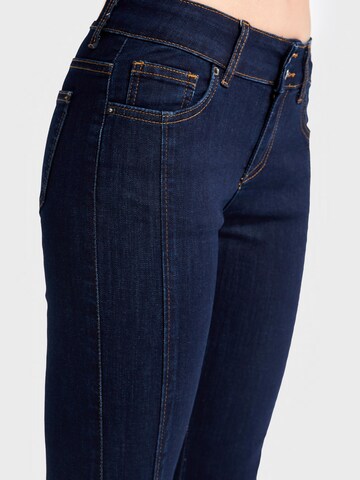 IT'S BASIC Flared Jeans 'Flare Mid Rise Jeans' in Blue