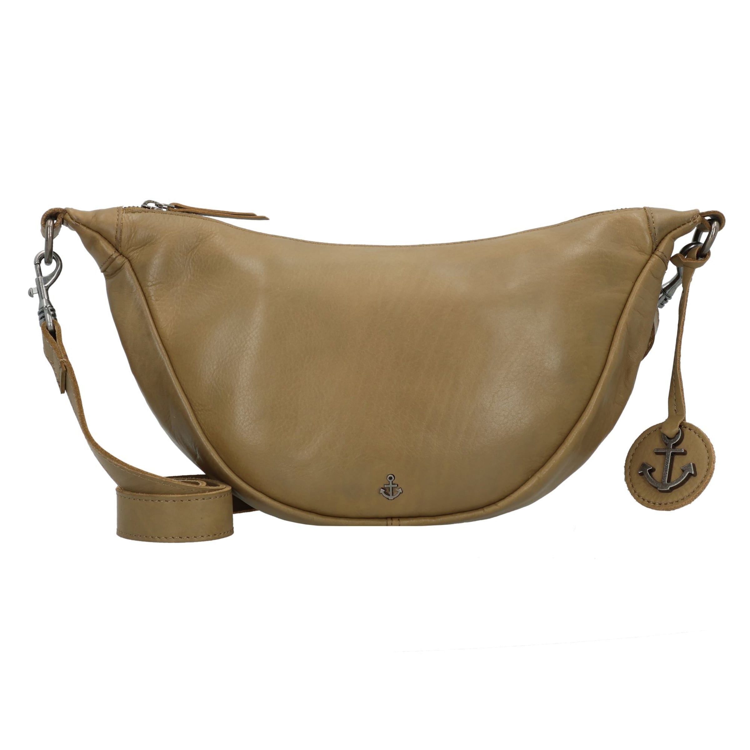 Harbour 2nd Umhängetasche 'Anchor Love' in Grün: Vorderseite