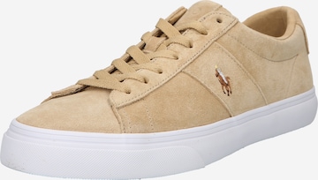 Polo Ralph Lauren Sneakers laag 'SAYER' in Bruin: voorkant