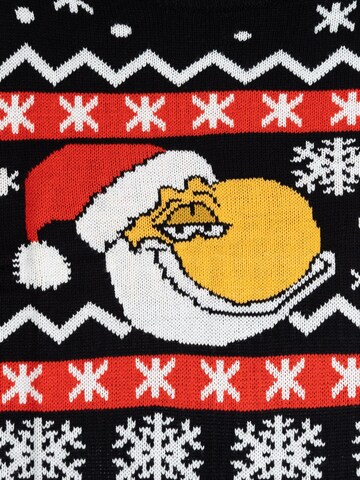 United Labels Pullover 'Weihnachtspullover Ralph Ruthe'‌‌ in Schwarz