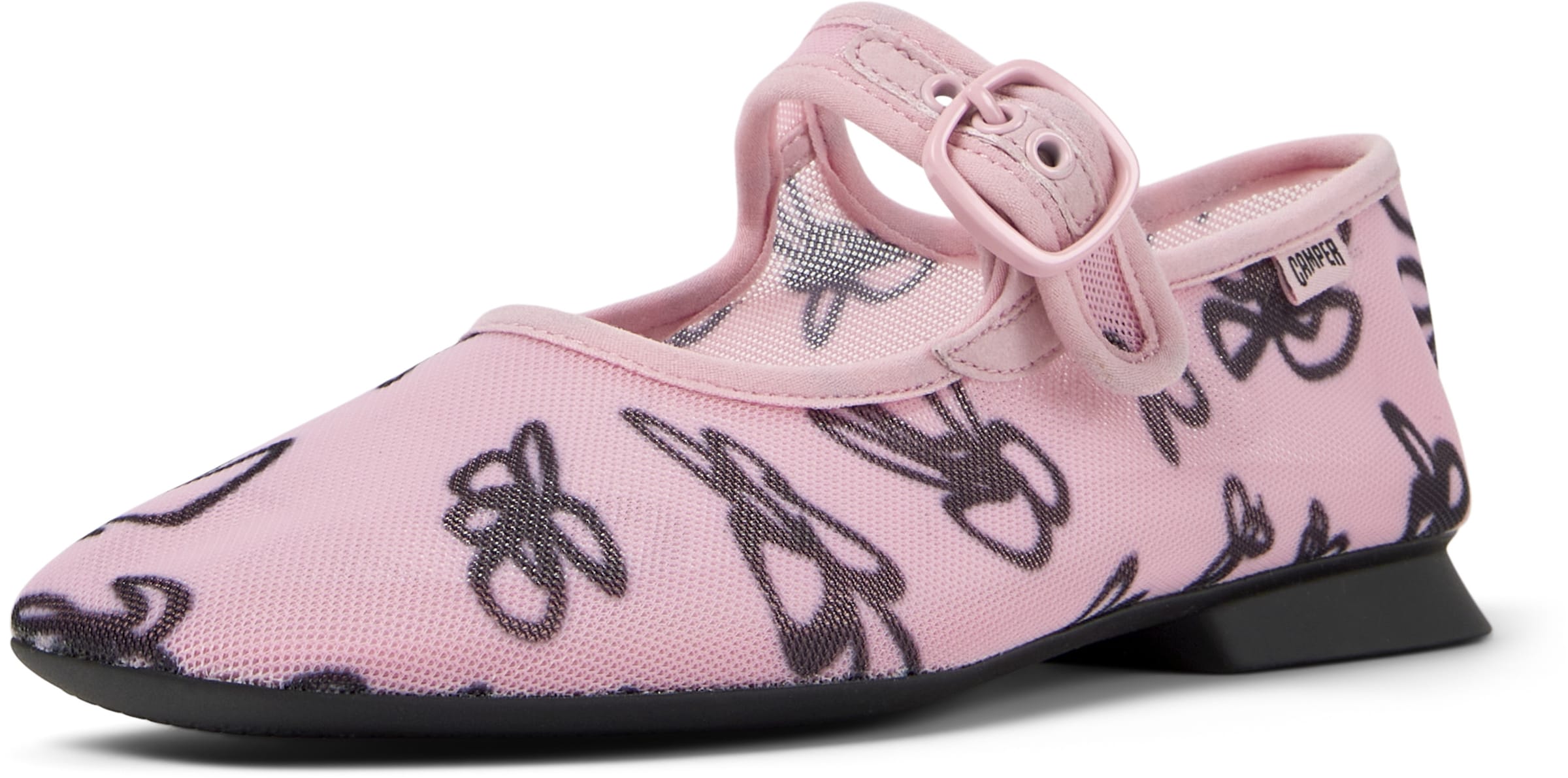 CAMPER Strap ballerina 'Casi Myra' in Pink: front