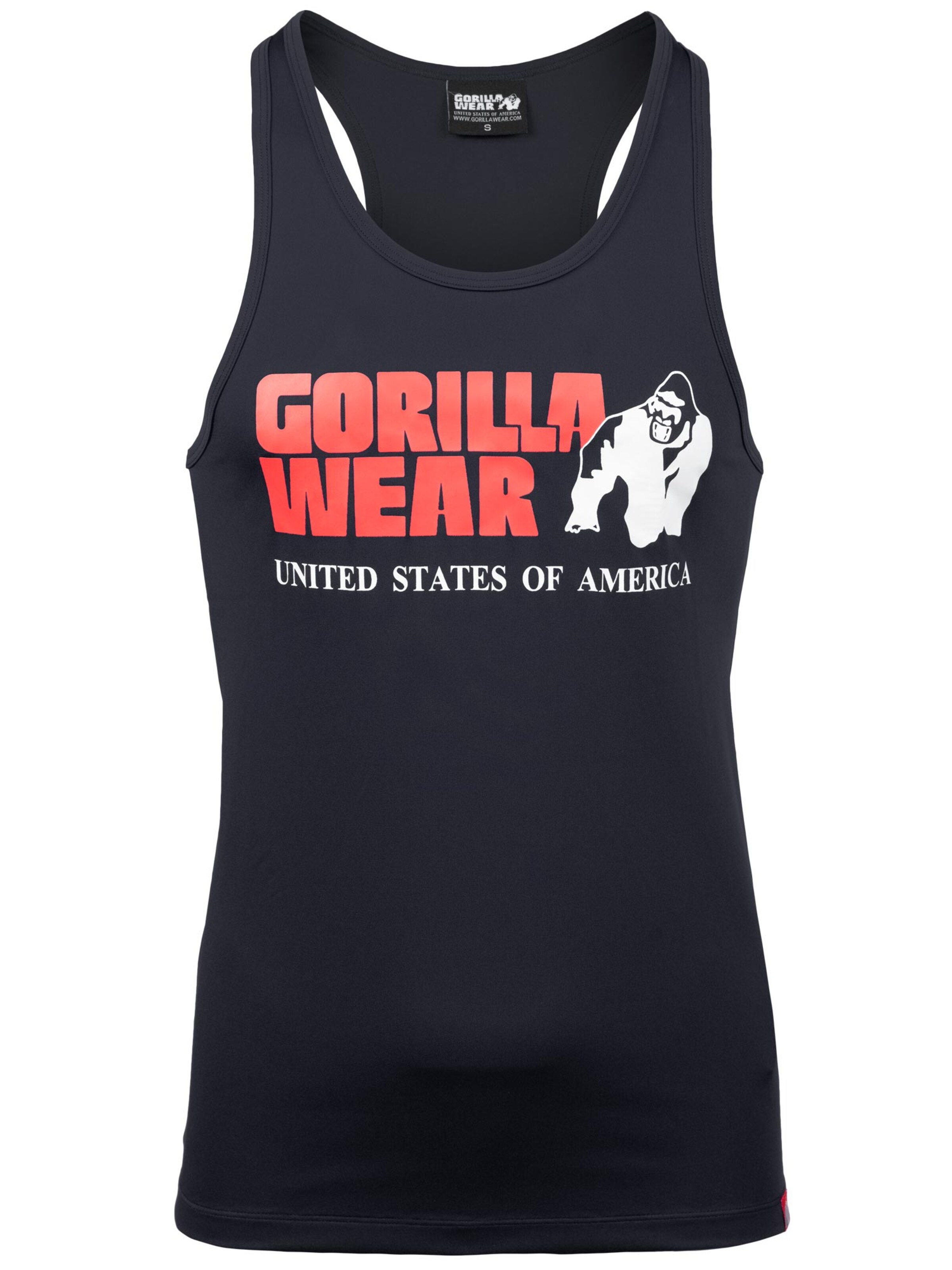Gorilla Wear Shirt in Zwart: voorkant