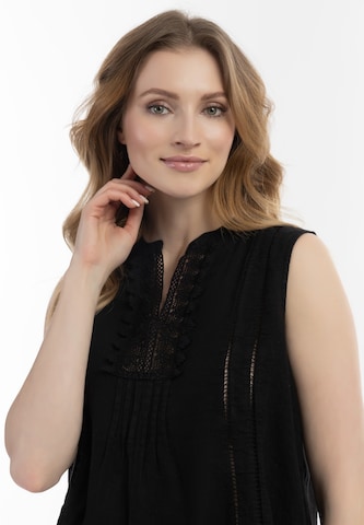 Usha Bluse in Schwarz