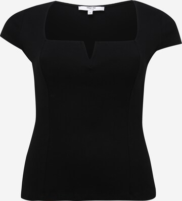 ABOUT YOU Curvy Shirt 'Nanni' in Schwarz: predná strana