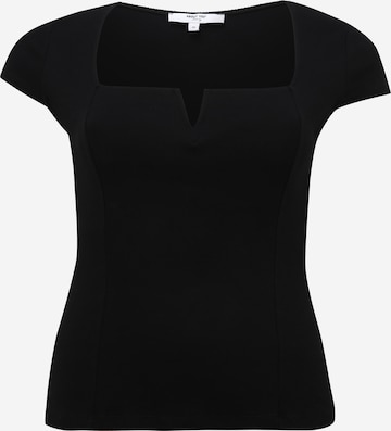 ABOUT YOU Curvy Shirt 'Nanni' in Schwarz: predná strana