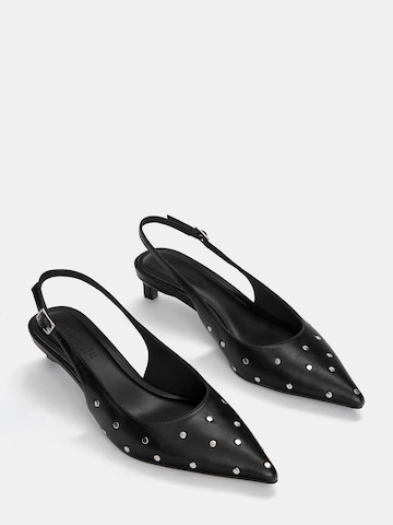 Pull&Bear Mule in Black