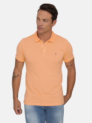 Jacey Quinn Poloshirt in Orange: Vorderseite