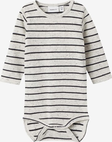 Tutina / body per bambino 'TRUMAN' di NAME IT in bianco: frontale