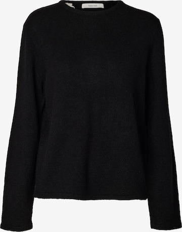 Pullover 'SLWLULU' di SELECTED in nero: frontale