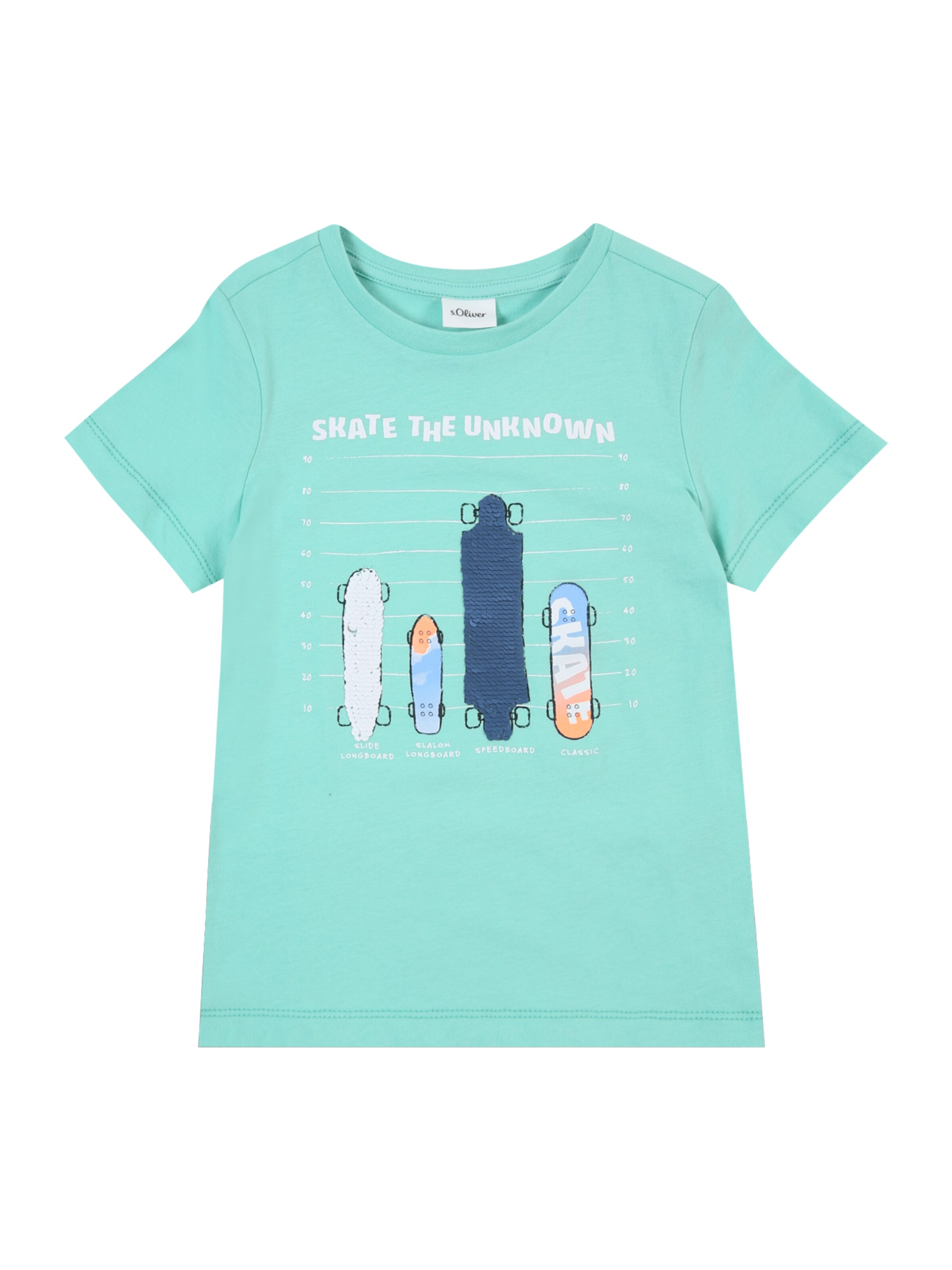 T-Shirt s.Oliver en vert : devant