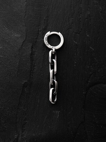 REYTEL - Pendientes 'CHAIN' en plata