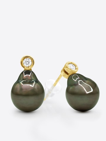 Ateliers Saint Germain - Pendientes 'Tavana' en amarillo: frente