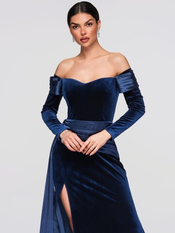 Ombre Abendkleid‌‌‌‌‌‌‌ in Blau