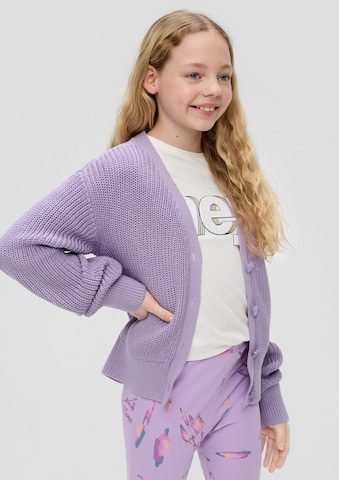 s.Oliver Gebreid vest in Lila: voorkant