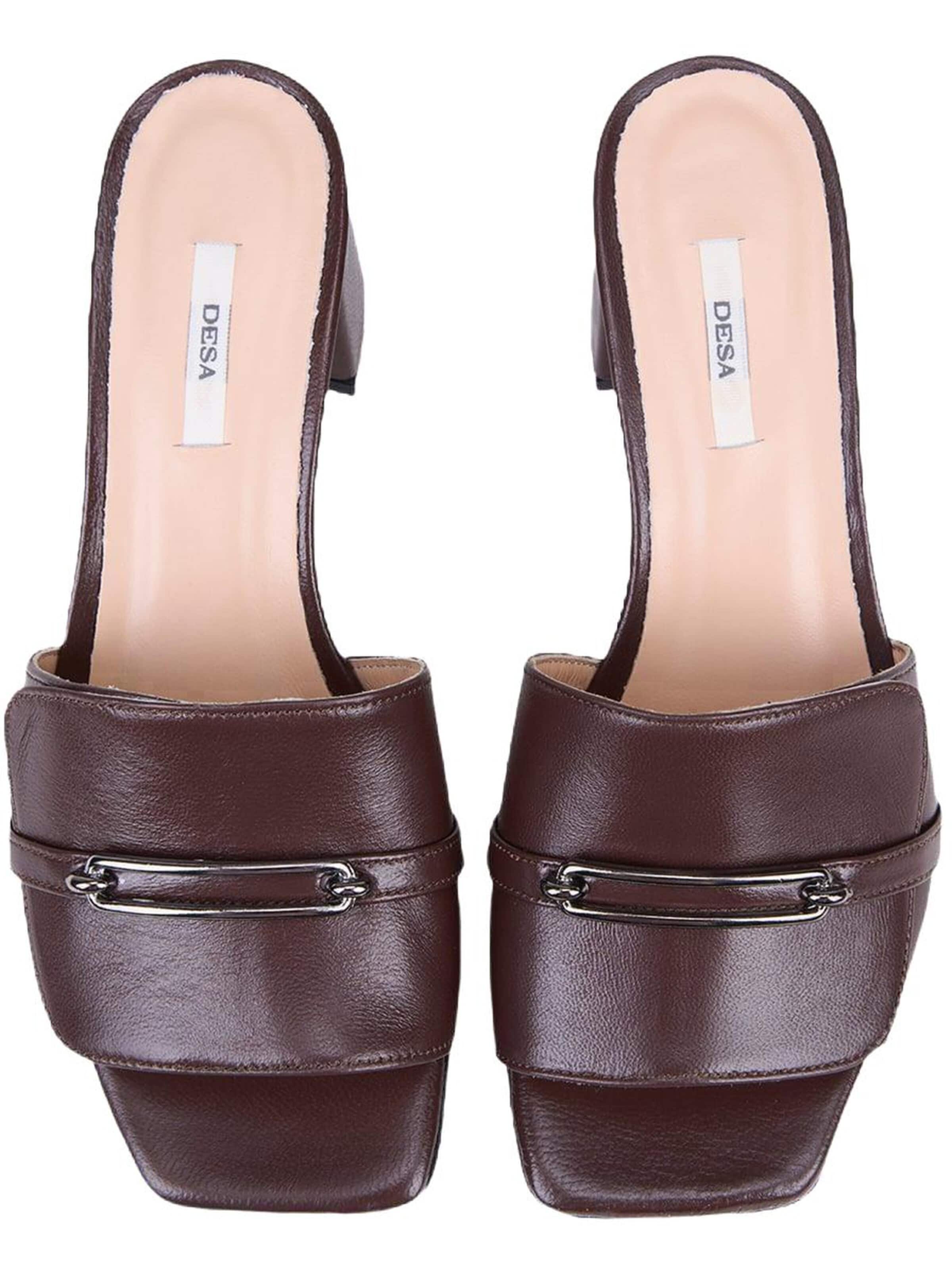 Mule 'Pantoletten mit Absatz' Desa en marron