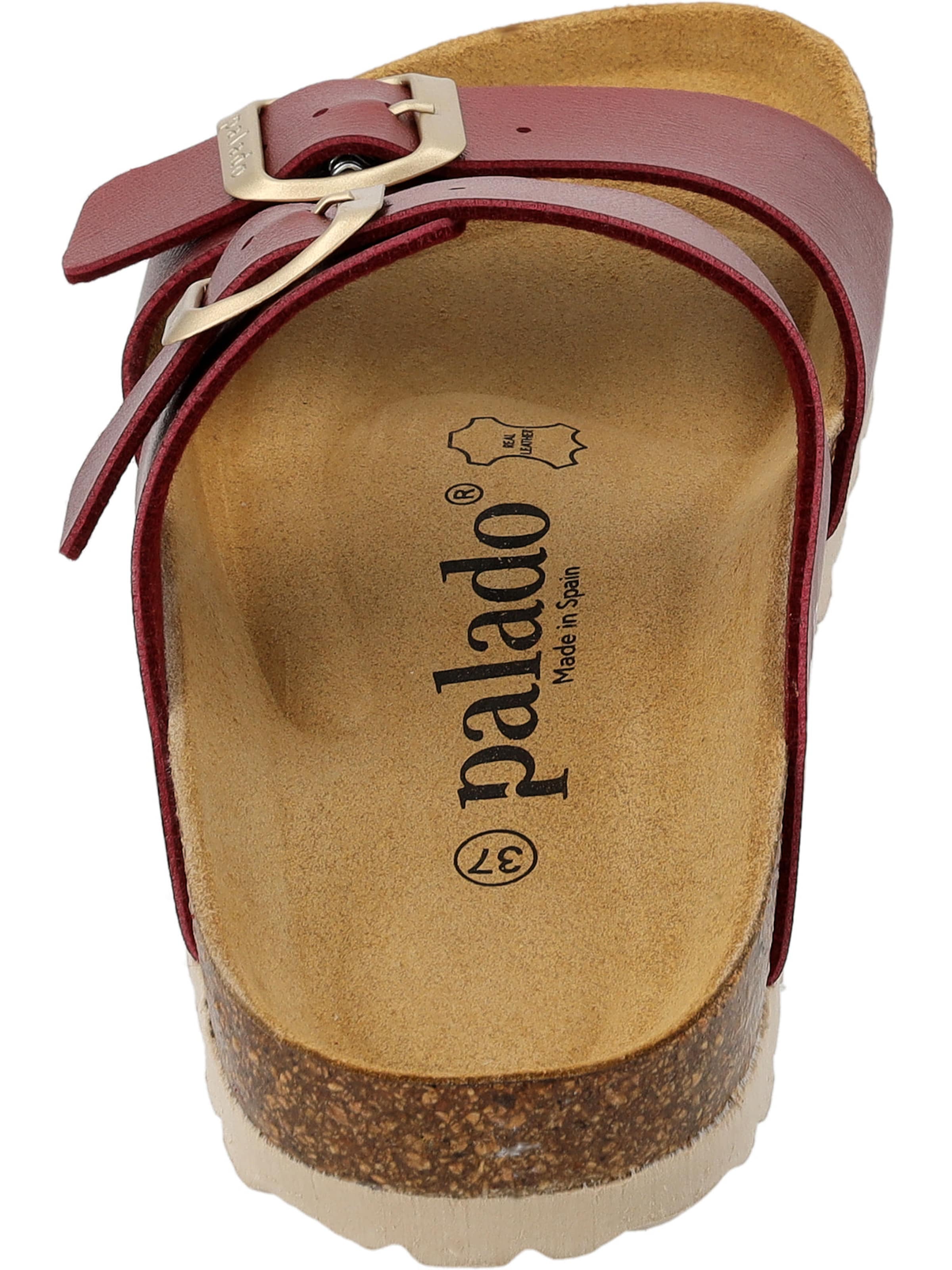Palado - Zapatos abiertos 'Palado Samos Metallic' en rojo