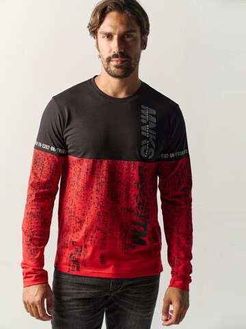 KOROSHI Shirt in Rood: voorkant