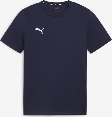 Regular T-Shirt fonctionnel 'teamGoal' PUMA en bleu : devant