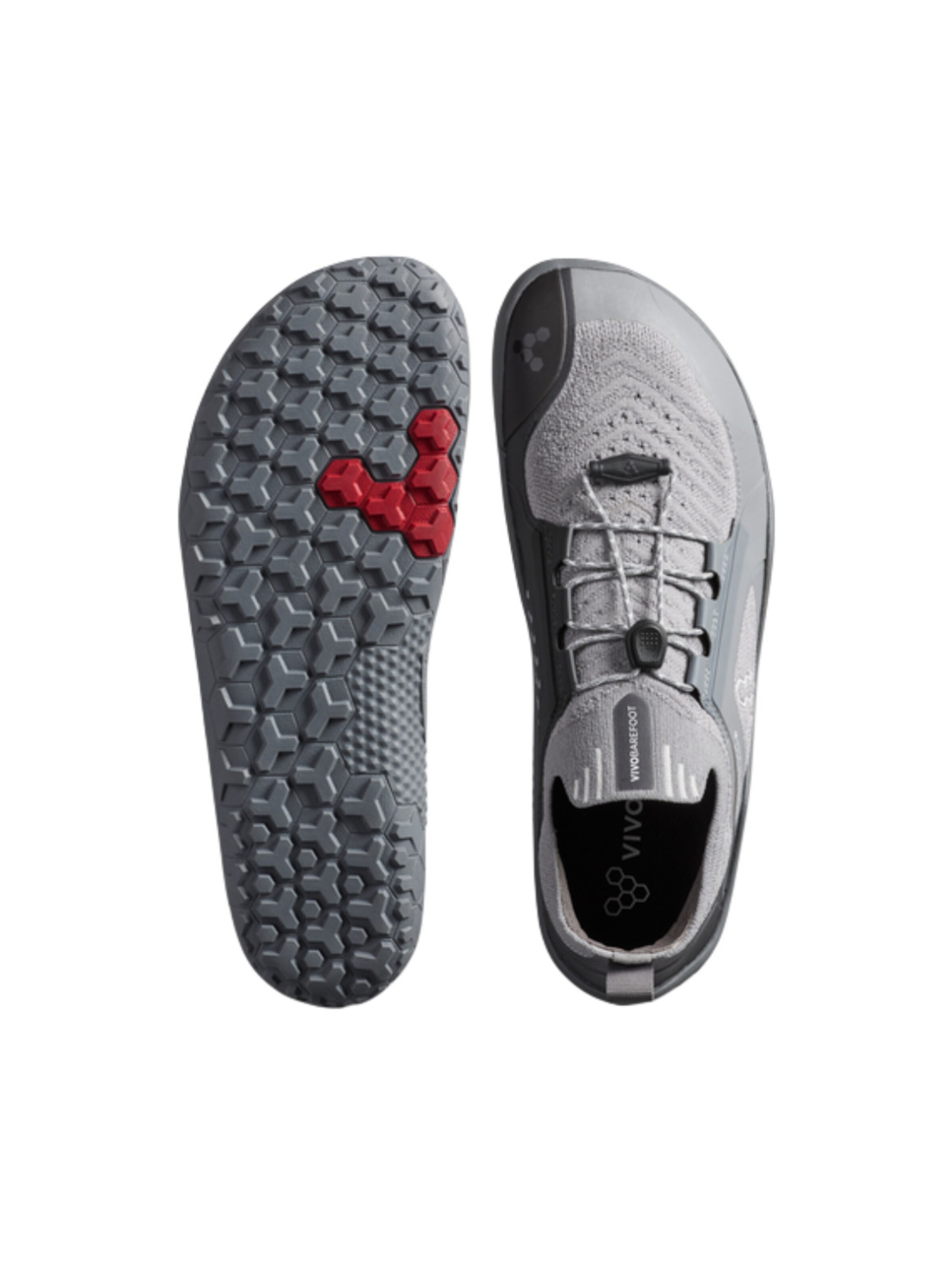 Sneaker bassa 'PRIMUS TRAIL KNIT FG' di Vivo Barefoot in grigio