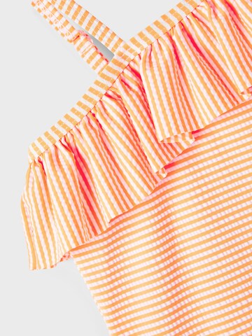 NAME IT Badeanzug 'Ziline' in Orange