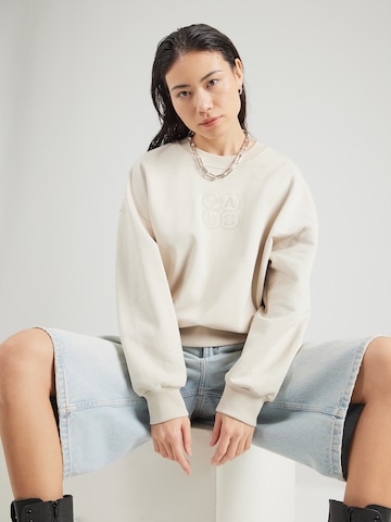 VANS - Sudadera 'ELLIPSE' en beige: frente