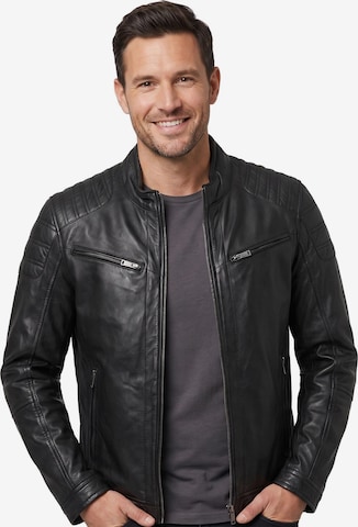 Veste mi-saison 'Jacob' Lederjacken24 en noir : devant