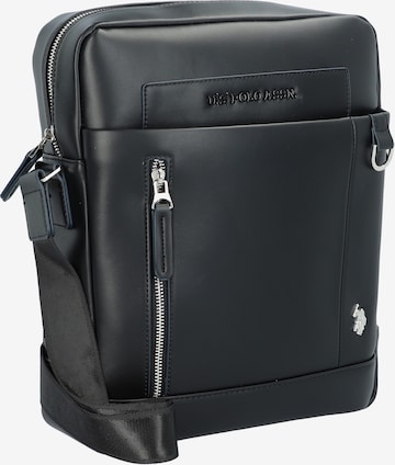 U.S. POLO ASSN. Cambridge Umhängetasche 26 cm Laptopfach in Schwarz