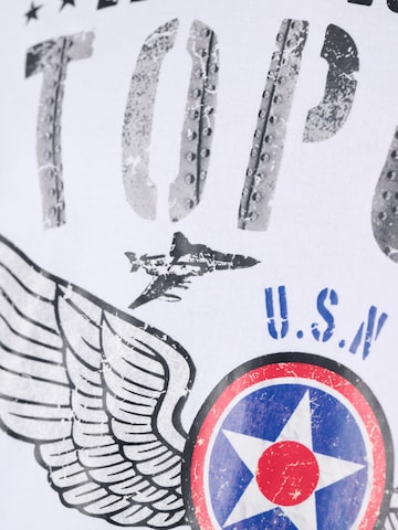 TOP GUN T-Shirt in Weiß