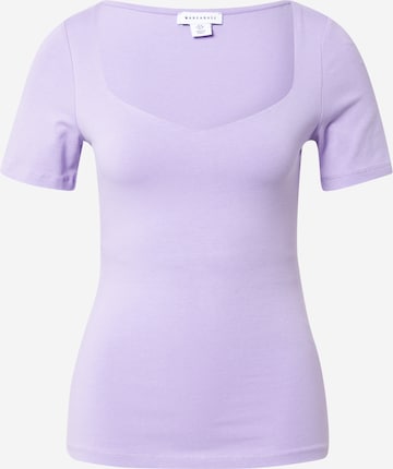 Warehouse - Camisa em roxo: frente