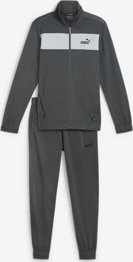 PUMA Tracksuit 'Poly' in Light grey / Dark grey / Black, Item view