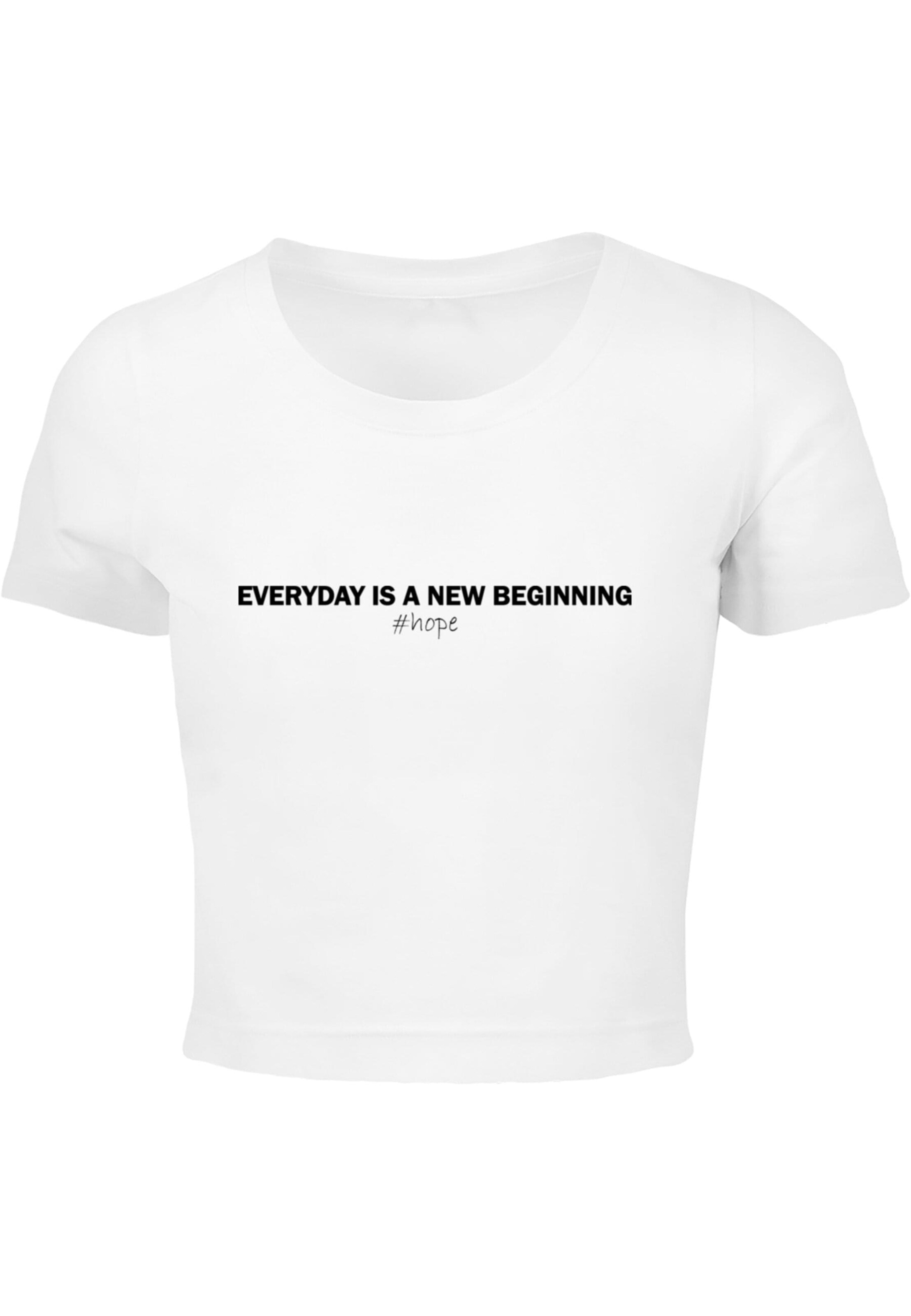 Merchcode Shirt 'Hope' in White: front