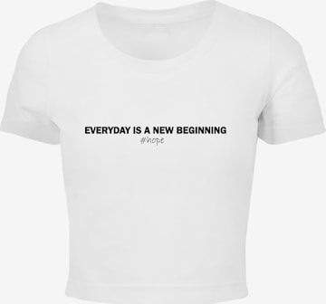 T-shirt 'Hope' Merchcode en blanc : devant