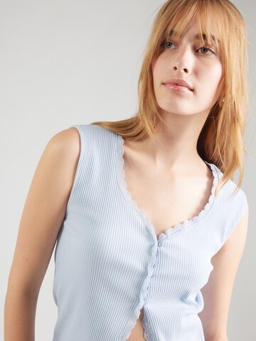 PIECES Top in Blue