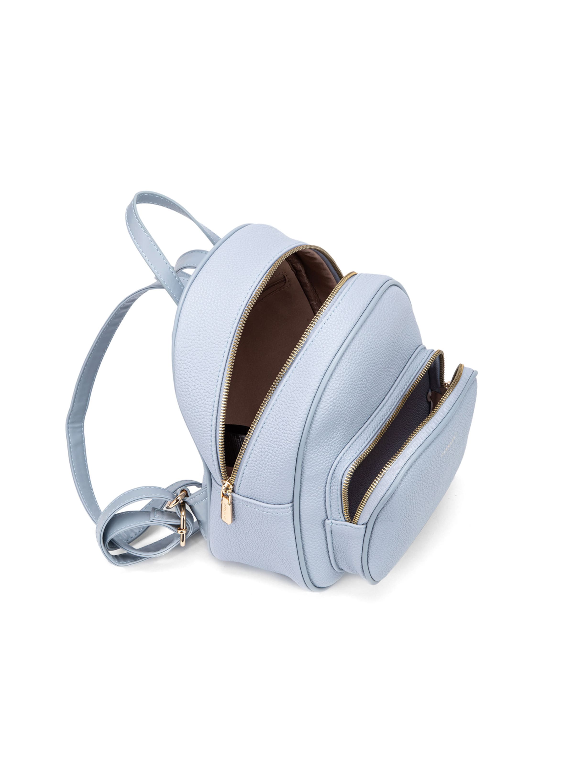 Zaino 'Zaino Donna Vegan Leather con Zip e Tasche Organizzate - Diana & Co' di Diana&Co. in blu