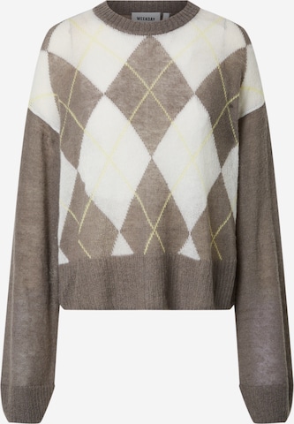 WEEKDAY Pullover in Beige: predná strana