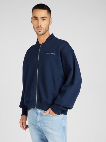 Tommy Jeans Sweatjacke in Blau: predná strana