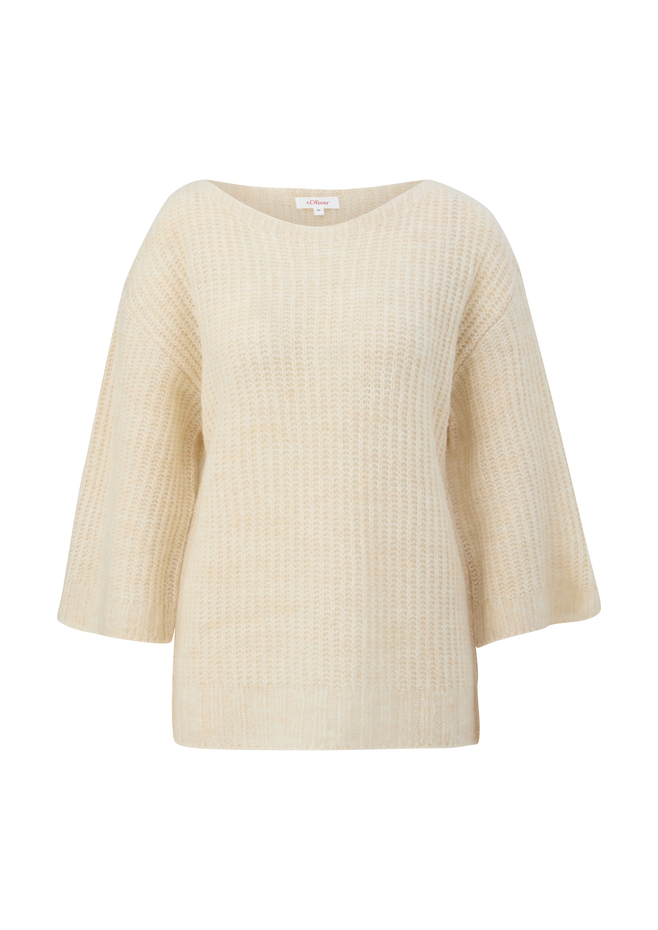 s.Oliver Pullover in Beige: Vorderseite